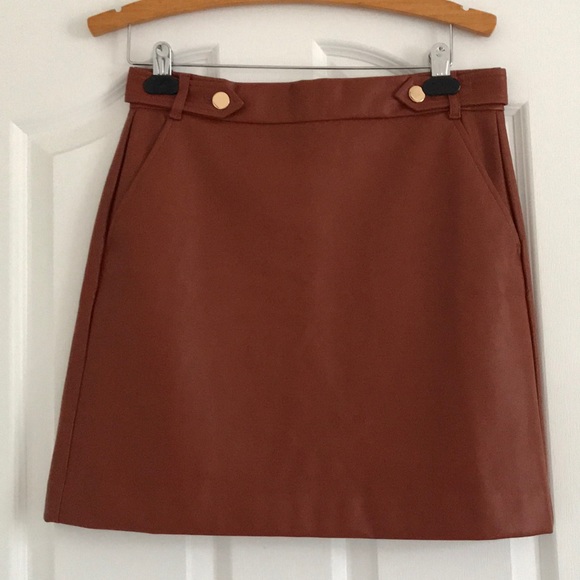 LOFT Dresses & Skirts - Loft Petite Leather Skirt